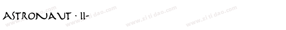 Astronaut II字体转换